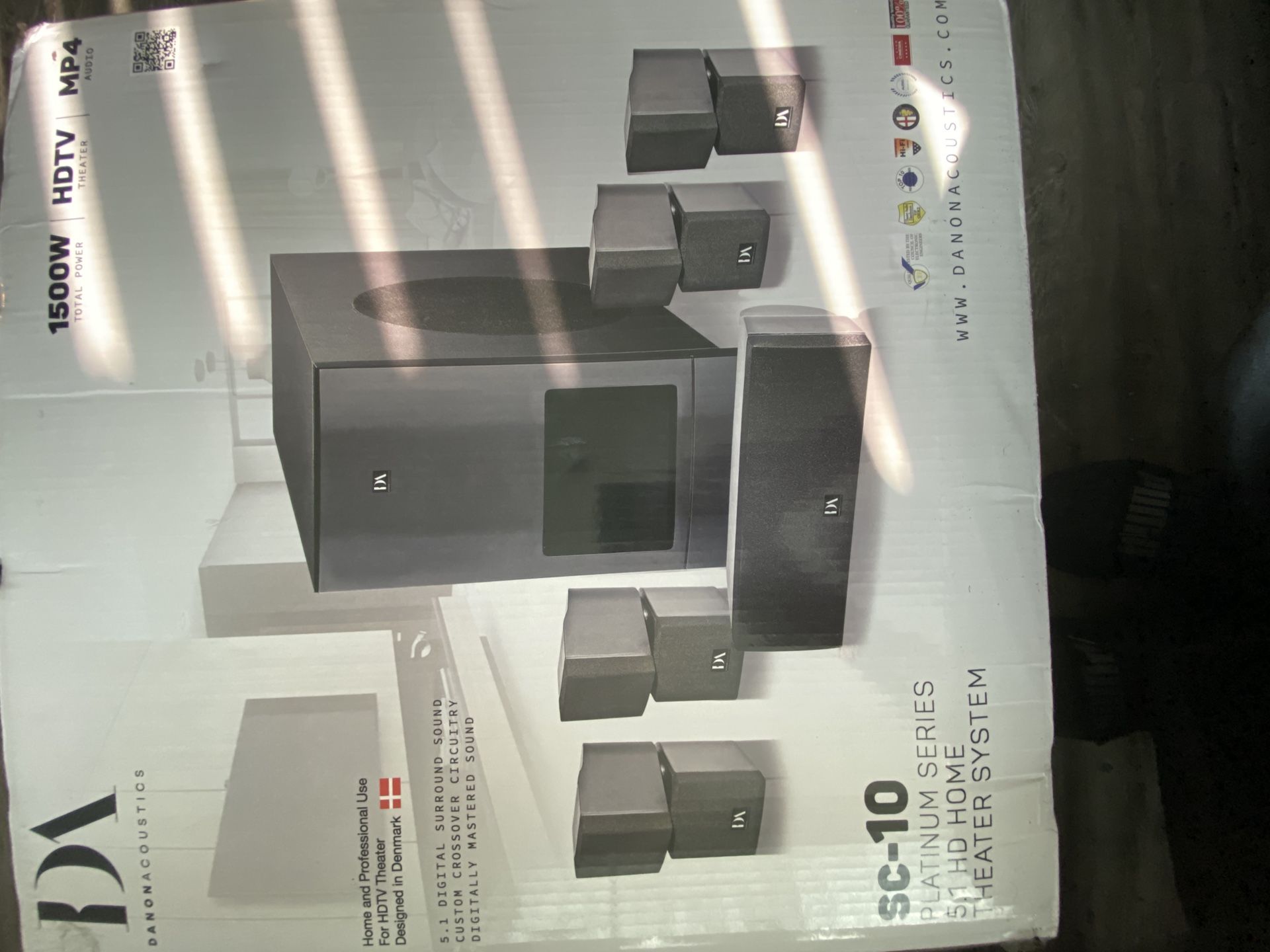 Danon Acoustics sc-10 platinum series 5.1hd home theater