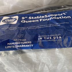 Sealy Queen Box Spring — never used, opened, new with tags