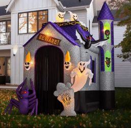 12x12ft Halloween castle inflatable