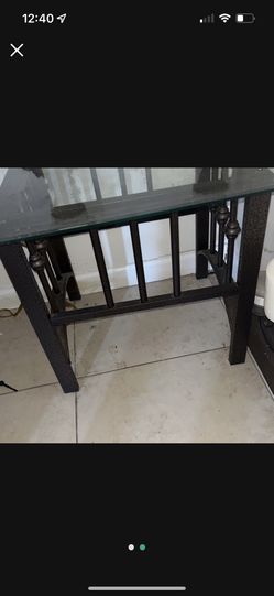 Glass Side Table