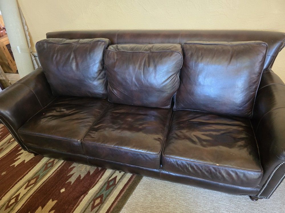 Very Nice Leather Couch