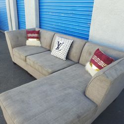 Modern Sectional Couch Gray 🛋 👌