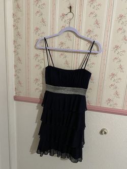 Junior navy blue dress (size Large)