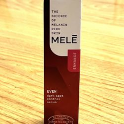 Even Dark Spot Visibly Reduces Dark Spots Uneven Tone & Signs Of Aging MELE NEW.  
