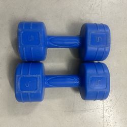 Tone Fitness 5 lb Dumbbell Pair (10 lb total)