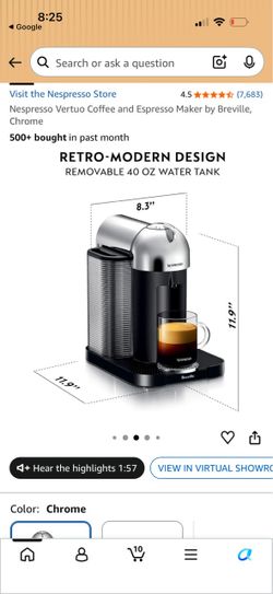 Nespresso Coffee Machine