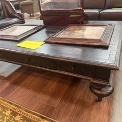 Large Old World Coffee Table 