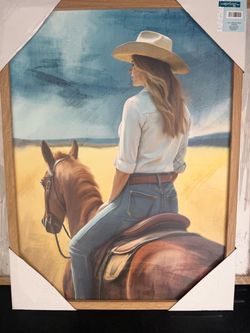 Cowgirl Wood Wall Decor