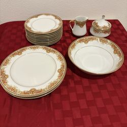 Vintage tableware set Mikasa "Amherst" (Pattern #5874)