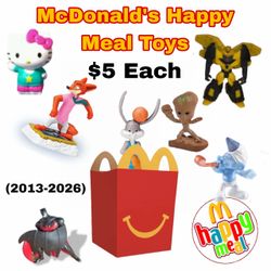 $5 Happy Meal Toys (SEALED) (PERFECT Birthday Gift Idea and Christmas Stocking Stuffers) (2013-2026)