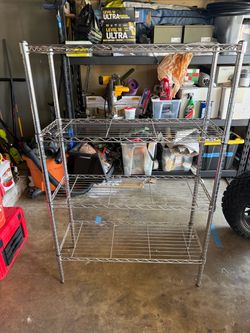 Metal garage rack