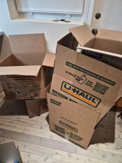 Card board boxes- various sizes