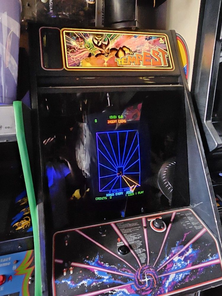 Tempest Arcade Video Game Atari Vector