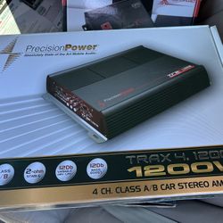 Precision Power 1200 Watt 4 Channel Amp