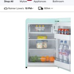 Retro Mini Refrigerator Fridge