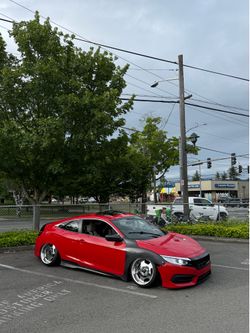 Work Euroline 18x8.5 +12/+24 4/5x100 on 215/35/18