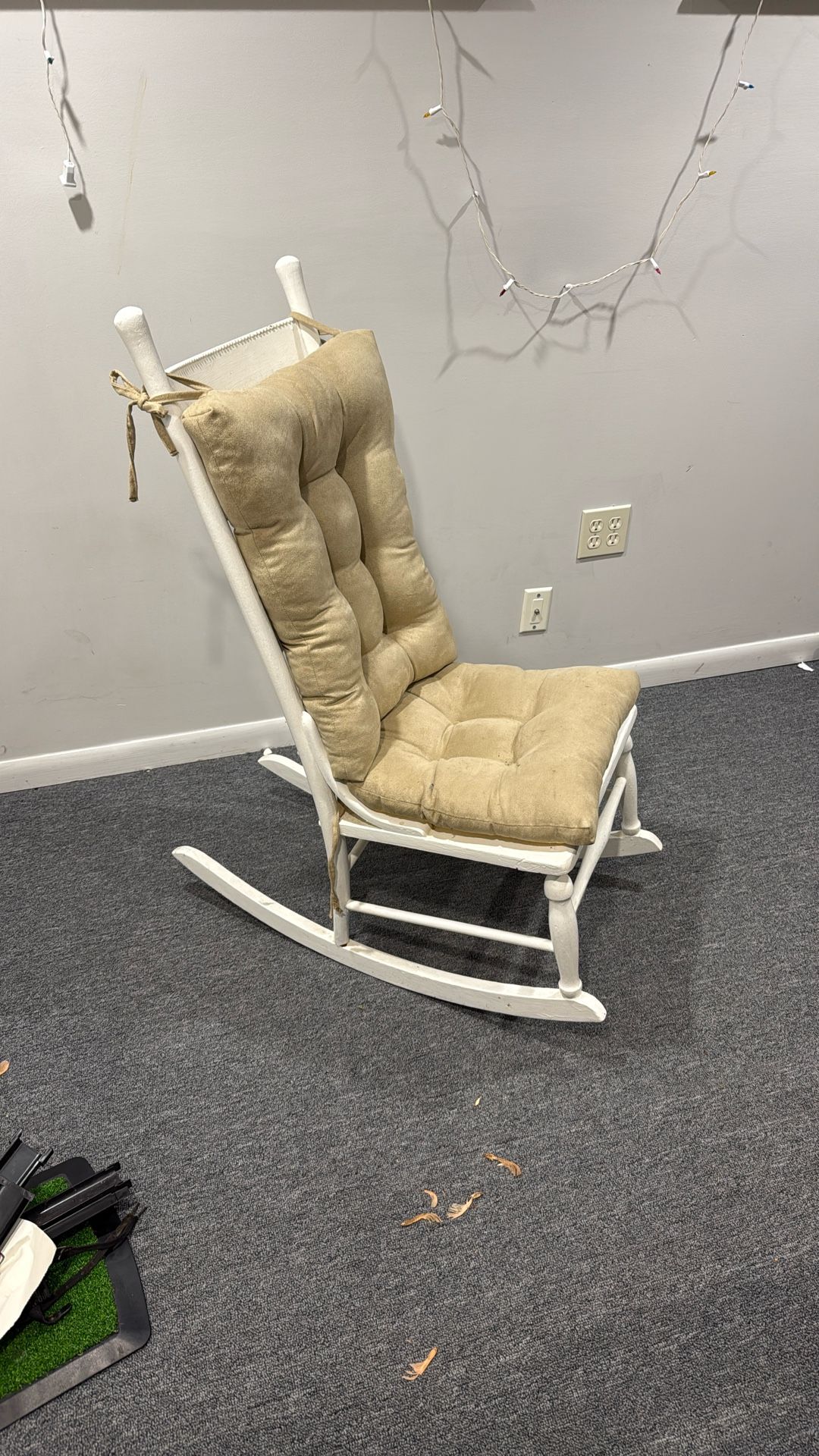 Old Fashioned Wood Rocking Chair