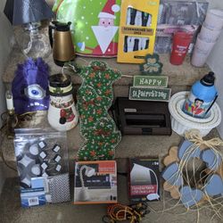 $3 Items Sandwich Maker Oil Desk Lamp Bungee Cords Cookie Jar Screwdriver Set Shower Curtain Hairbrush Set