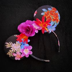 Floral Mouse Ears - by @LuChildlikeHeart
