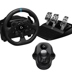 Logitech G923 SE Racing Wheel + Accessories Combo for PlayStation