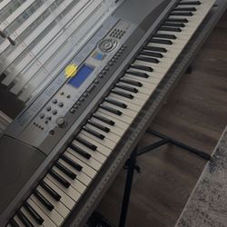 Yamaha Full Sized Keyboard + Stand And Pedal
