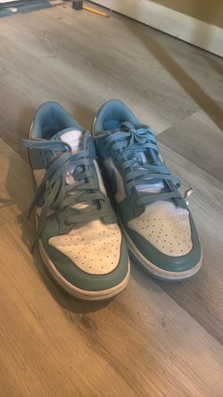 Nike Dunk Low Blue and White Sneakers