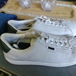 H&M Off White Suede Casual Shoes Size 43 US 9.5 OR 10