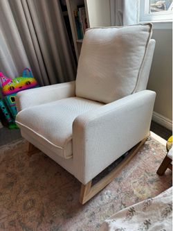 Nursery room rocking chair