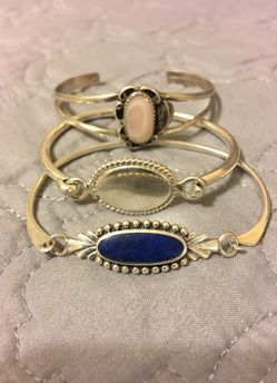 Sterling Silver Bracelets $50 each