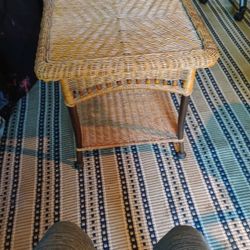 Portside Wicker Table