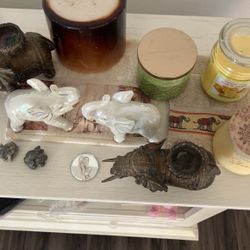 Candles and Elephants Decor