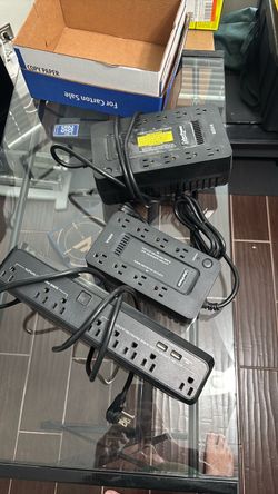 Cyber power battery backup surge protectors