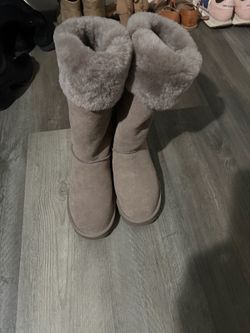 Tall Suede Shearling UGG Boots