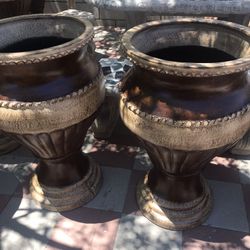 New Flower Pots Made Out Clay Beautiful Yard Decoration 