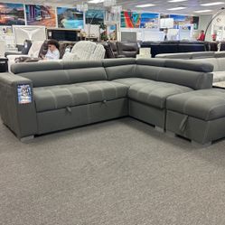 Pre Black Friday😱Gorgeous Pull Out Sleeper Sectional $1199