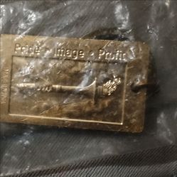 USA Olympic Team Official Sponsor Keychain Pinback Bronze Tone Collectible