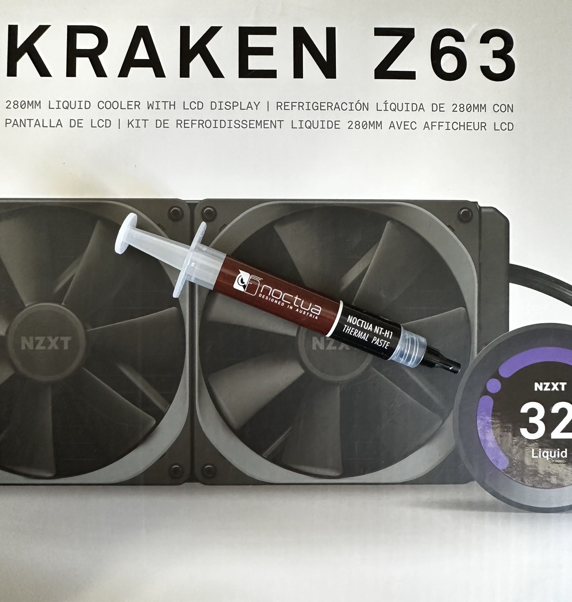 NZXT Z63 280mm LCD AIO