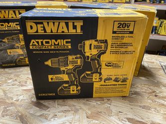 DEWALT ATOMIC 20-Volt MAX Cordless Brushless Compact Drill/Impact Combo Kit (2-Tool) with (2) 1.3Ah Batteries & Charger