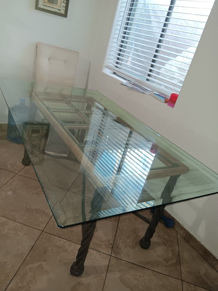 Heavy Glass Table