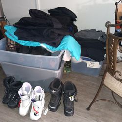 Snowboarding pants snow clothes kids and adults snowboard boots