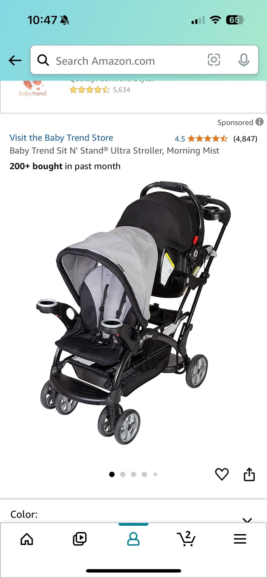 Double stroller BRAND new Condition
