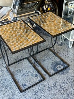 Pier 1 Mosaic Style Side Tables 20x14x26