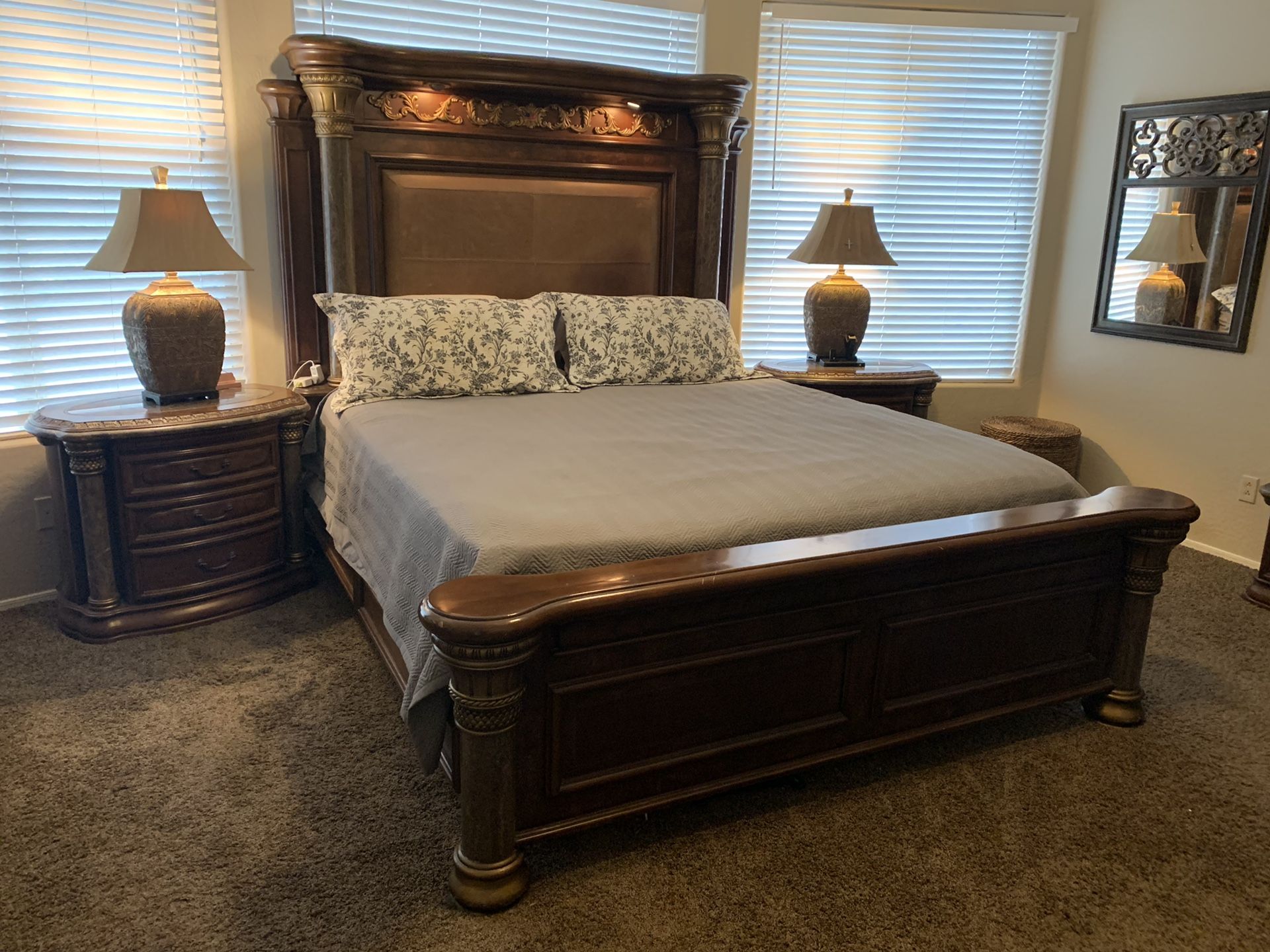 Michael Amini Torino Series by Aico Luxury King Bedroom Set