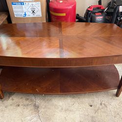 Solid Wooden Coffee Table /w Lower Shelf 