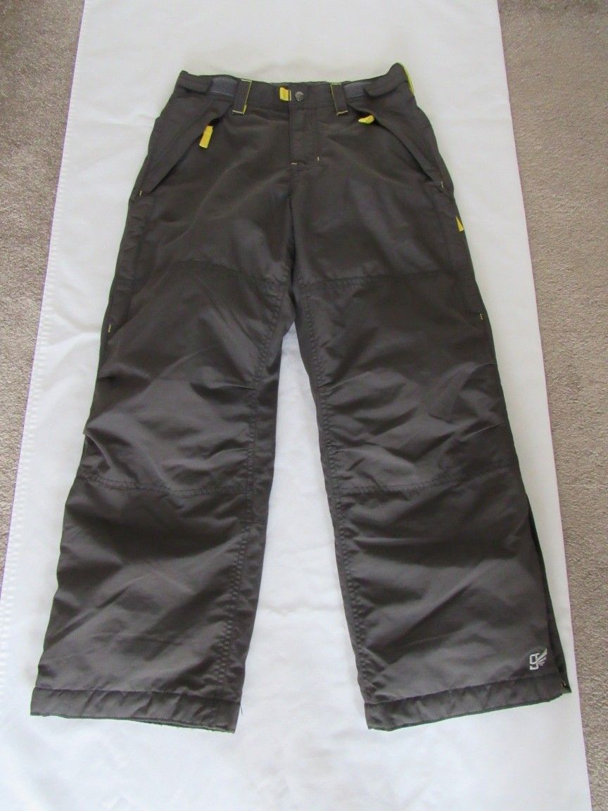 Gap Kids Youth 10 Gray/Yellow Snow Pants 