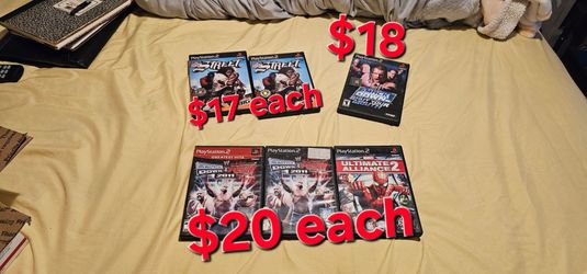 Sony PlayStation 2 ps2 games $17 to $20 each