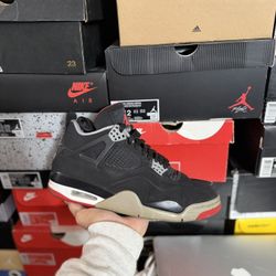 2019 Jordan Bred 4s size 9.5 USED But Clean 