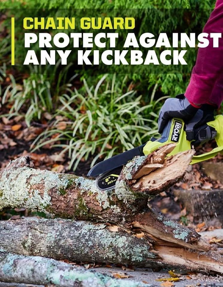 NEW RYOBI PSBCW01B 18V ONE+ HP BRUSHLESS 8 INCH COMPACT PRUNING MINI CHAINSAW TOOL ONLY