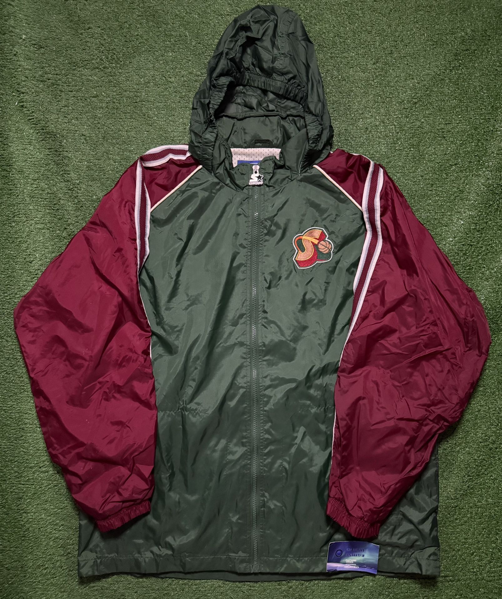 Vintage Seattle SuperSonics Windbreaker X-Large