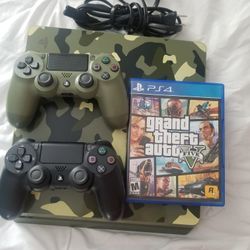 PS4 1TB SLIM CONSOLE CALL OF DUTY  CAMO
